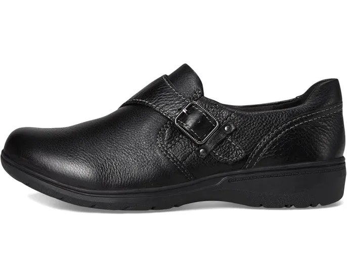 Туфли Clarks Carleigh Jazz с круглым носком и пряжкой на ремешке