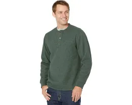 Хенли L.L.Bean Katahdin Iron Works с вафельной вязкой и планкой на пуговицах