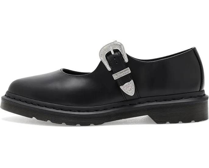 Туфли Dr. Martens Elphie MJ Buckle на низком ходу