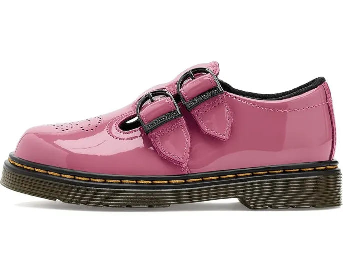 Туфли Mary Jane Dr. Martens 8065 J для детей с перфорацией и пряжками