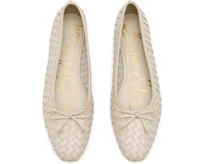 Балетки Sam Edelman Ruthie с плетеной кожей и квадратным носком