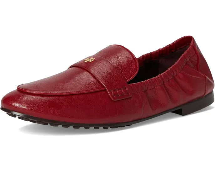 Балетки-лодочки Tory Burch с двойной Т-фурнитурой и ручной покраской