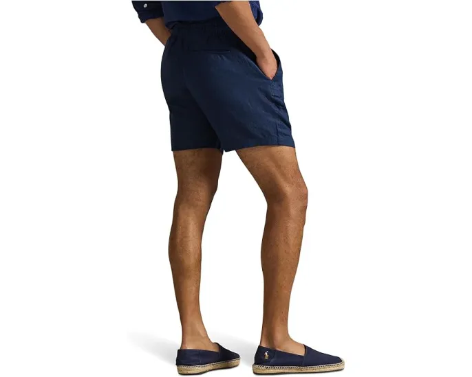 Шорты Polo Prepster из льна с длиной 15 см Polo Ralph Lauren