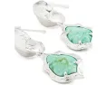 Серьги-гвоздики Kendra Scott Adriana с фигурной рамкой в виде ракушки