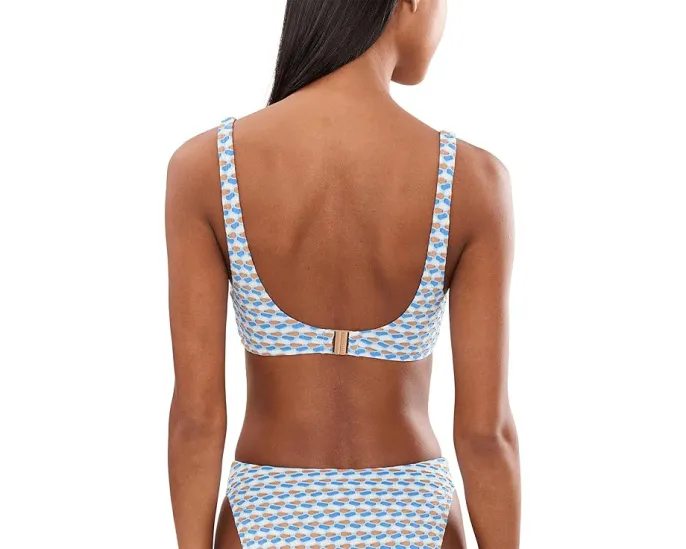 Топ Seafolly Mala Ring Front с кольцом спереди и регулируемыми бретелями