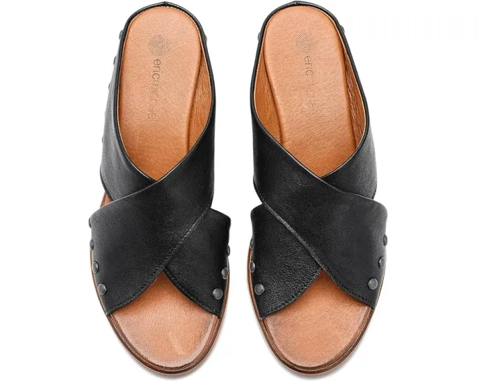 Босоножки Eric Michael Hila с перекрестными ремешками и квадратным каблуком