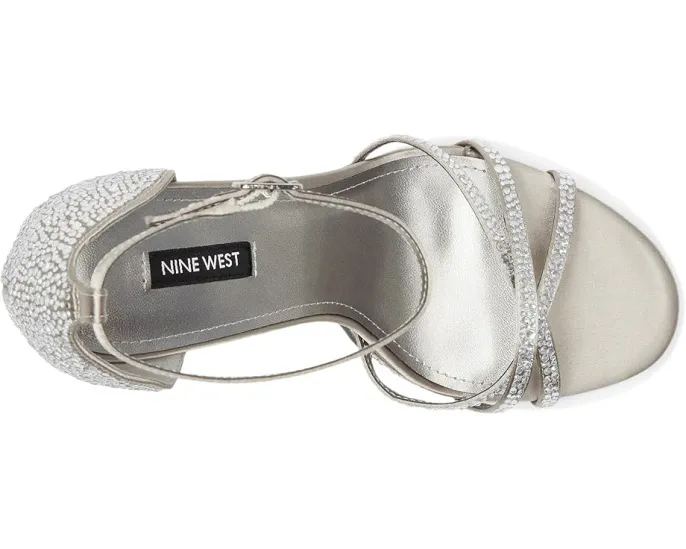 Женские босоножки Nine West Lartay на высоком каблуке с украшениями