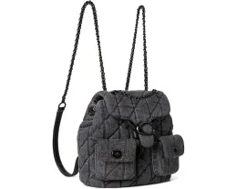 Рюкзак COACH Tabby Backpack с стежкой и цепочкой на плечо