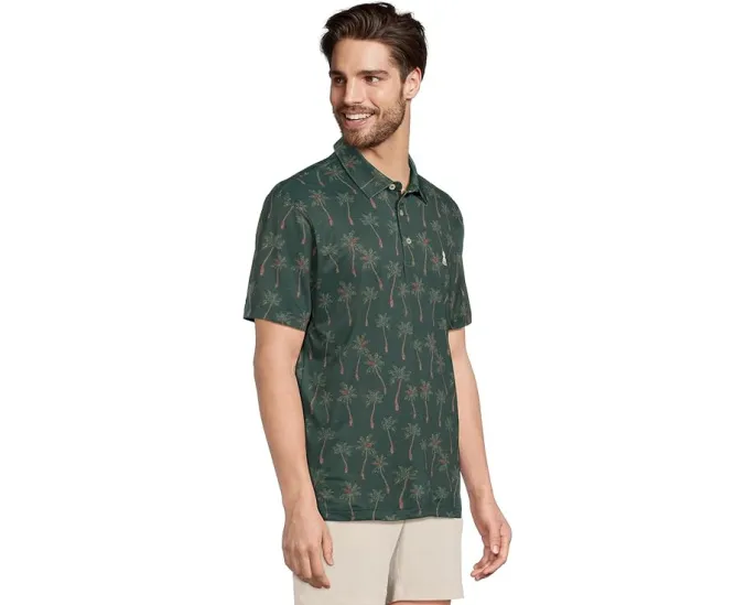 Поло Chubbies The Brushstroke Palm с коротким рукавом и принтом