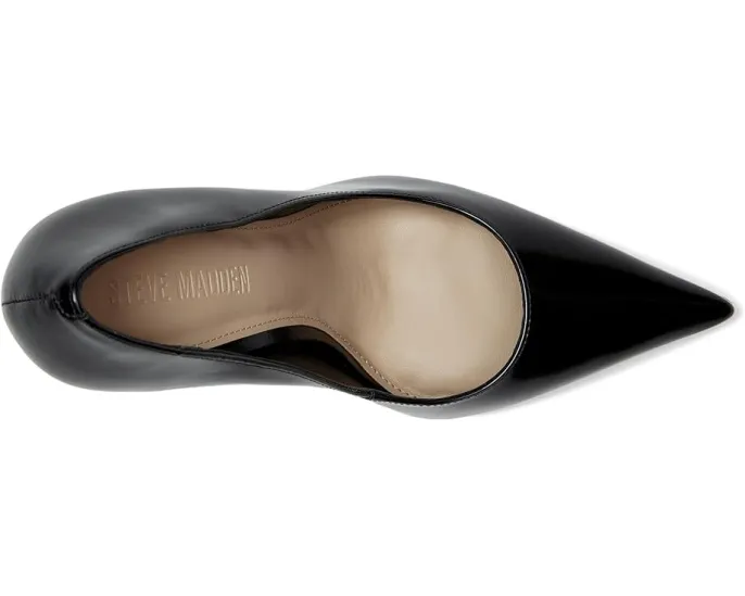 Туфли лодочки Steve Madden Noir на шпильке с острым носком из кожи