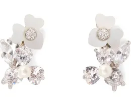 Серьги-гвоздики Precious Pansy Cluster Studs с анютиными глазками от Kate Spade New York