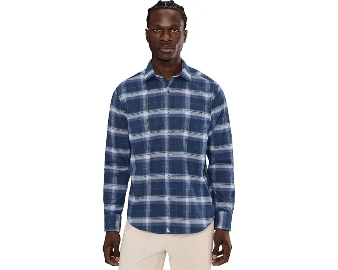 Performance фланелевая рубашка UNTUCKit Barker с четырехсторонним стрейчем