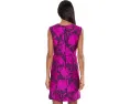 Короткое платье Jacquard Piping от Adrianna Papell с цветочным жаккардом