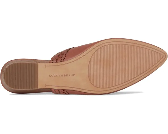 Лоферы Lucky Brand Nicona с перфорацией и клиновидным каблуком