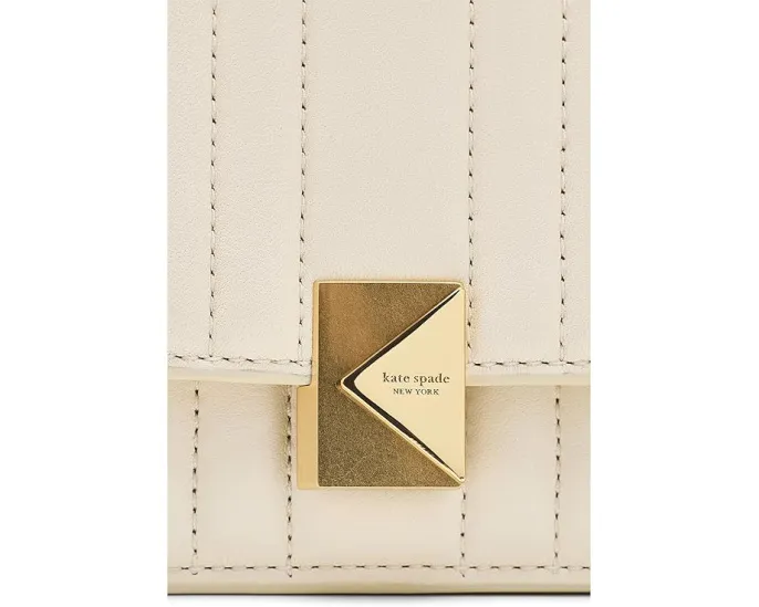 Мини-кроссбоди Deco Quilted Leather Mini Flap Chain с цепочкой от Kate Spade New York