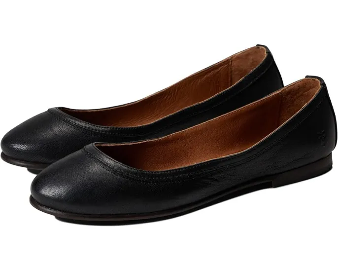 Балетки Frye Carson из состаренной кожи с кожаной подошвой