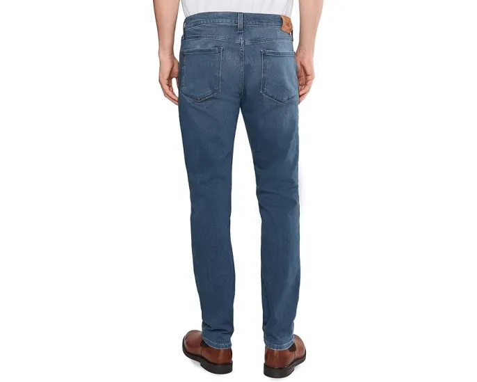 Джинсы Paige Federal Transcend Vintage Slim Straight с винтажным эффектом