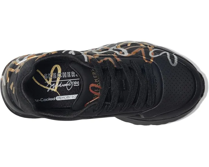 Детские кроссовки SKECHERS KIDS Uno Lite Metallic Love с памятью формы
