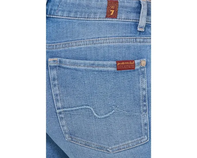 Джинсы 7 For All Mankind The Leggy Bootcut с зауженным силуэтом и расклешенным низом