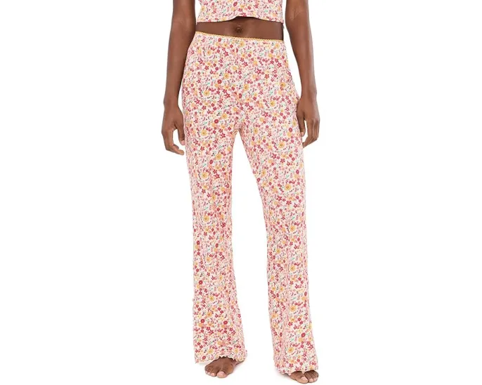 Комплект для отдыха Fresh In Love Lounge Set с аппликацией розами от Free People