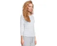 Футболка Lilla P Striped 3/4 Sleeve Boatneck с полосатым узором