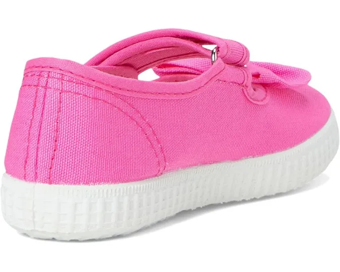 Детские туфли Cienta 56060 с бантиком и застежкой на липучке