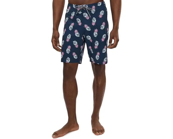Шорты для серфинга Hurley Pineapple Skull с гибридным поясом и UPF 50+