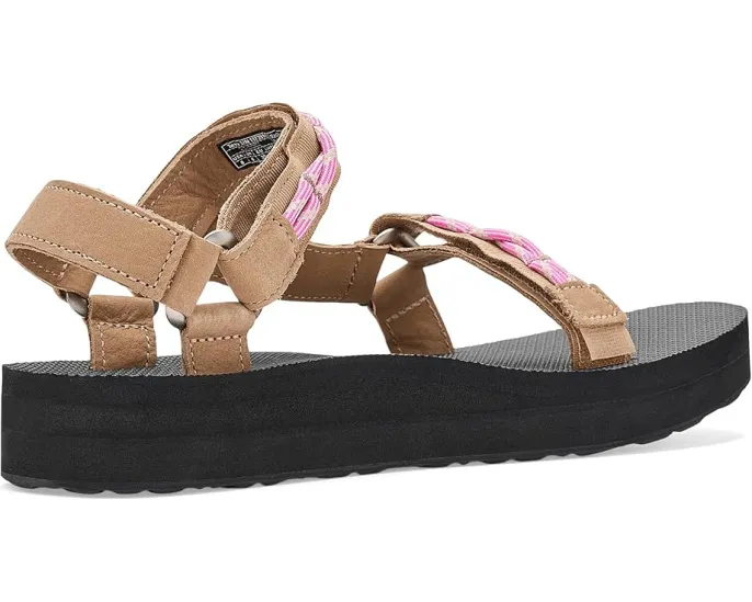 Кожаные сандалии Teva Midform Universal Knotted с деталями из альпинистской верёвки