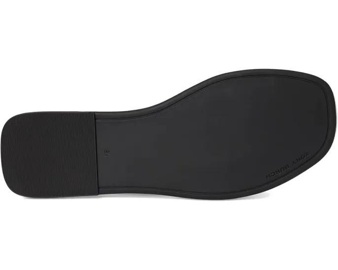 Сандалии Tory Burch T Lock Slide с широким ремешком и логотипом