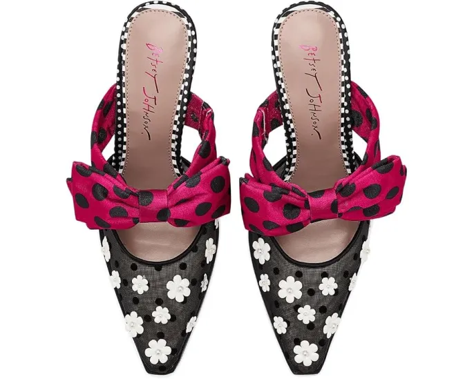 Мюли Naomi от Blue by Betsey Johnson с мыском и бантом