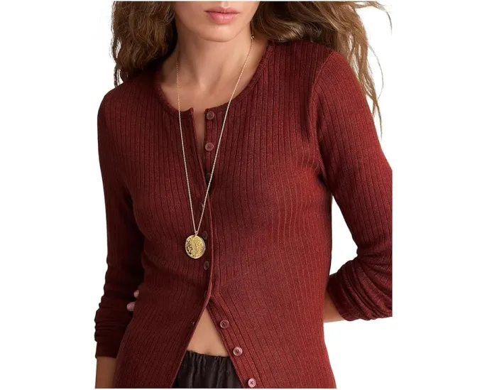 Кардиган Madewell Texture Mock Neck с фактурной вязкой и воротником стойкой