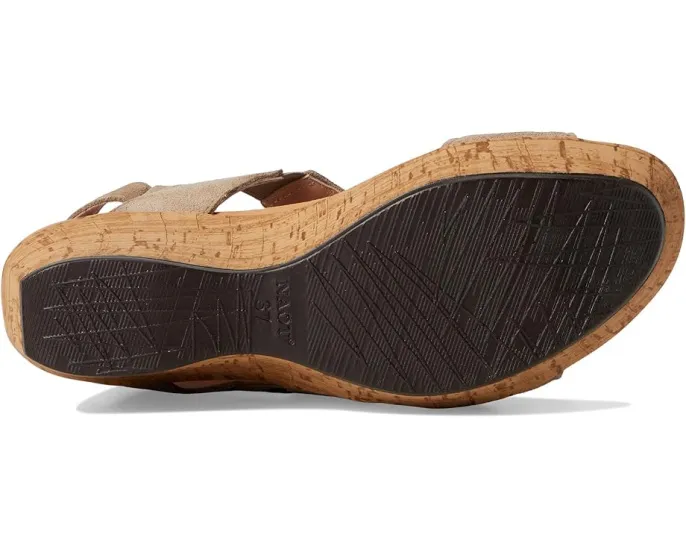 Сандалии Naot Sunrise с клиновидным каблуком и ремешками на липучке