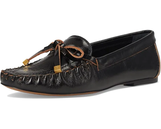 Лоферы Vince Camuto Katena на плоской подошве с бантом и ручной строчкой