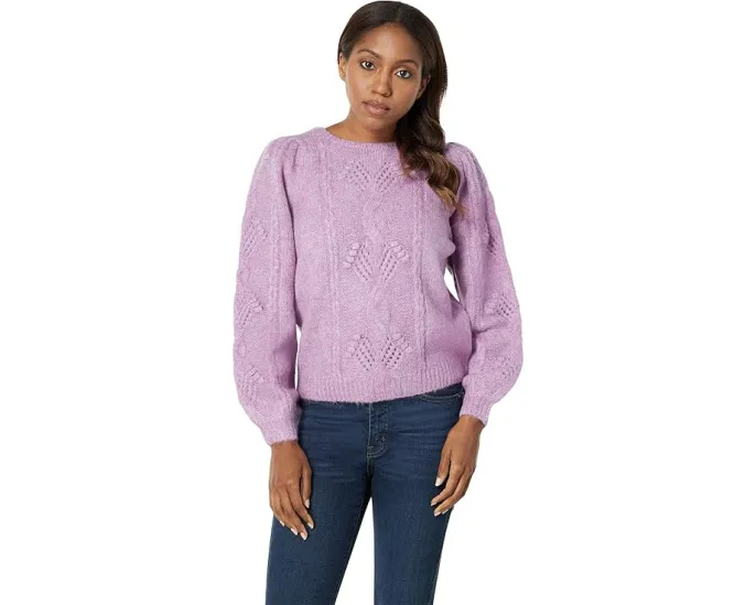 Blooming Cable Sweater