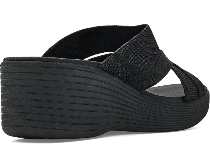Сандалии SKECHERS Parallel Lite Perfect Tones с блестящими переплетенными ремешками и мягкой стелькой Luxe Foam