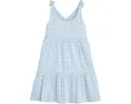 Платье Vineyard Vines Kids Girls Harbor Tie Tiered для девочек в клетку