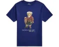 Футболка с мишкой Поло из хлопкового джерси Polo Ralph Lauren для старших детей