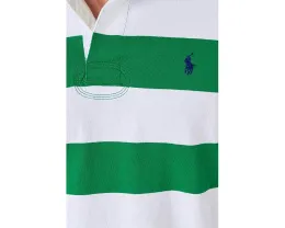 Рубашка-поло Polo Ralph Lauren Iconic Rugby с крашеной в массе полоской и вышивкой