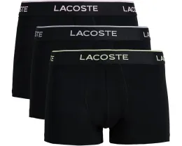 Набор из 3 трусов Lacoste 3-Pack Crocodile Logo Trunks с логотипом крокодила