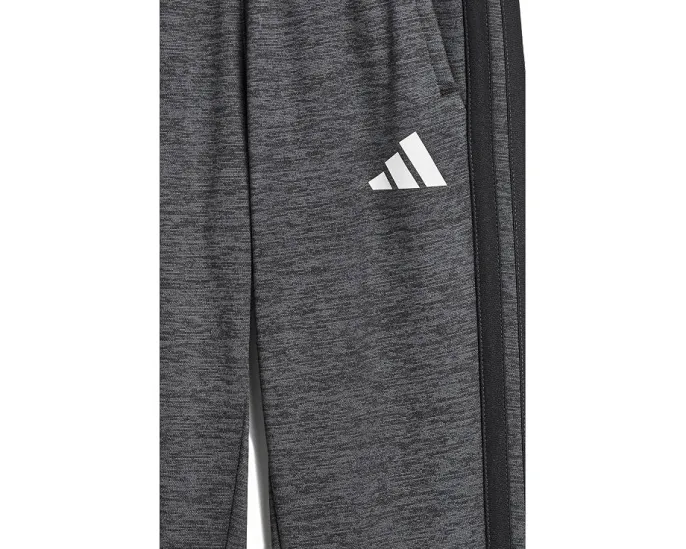 Детские тренировочные флисовые джоггеры с 3 полосками Adidas