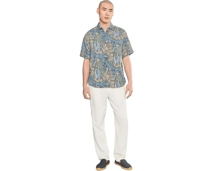 Рубашка Tommy Bahama Nova Wave Feira Fronds цвета пальмового мха