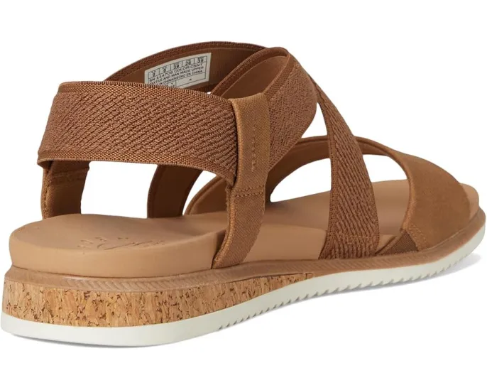 Веганские сандалии BOBS from SKECHERS Desert Kiss Low на переплетающихся ремешках