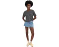 Шорт-юбка Free People We The Free Gallivanting Peekaboo из денима