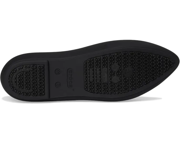 Рабочие балетки Crocs On the Clock с противоскользящей подошвой