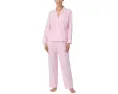 Пижамный набор Lauren Ralph Lauren Cotton Woven Long Sleeve Notch Collar PJ Set