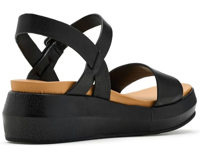 Kork-Ease сандалии Hallie на платформе с итальянской кожей и регулируемой пряжкой