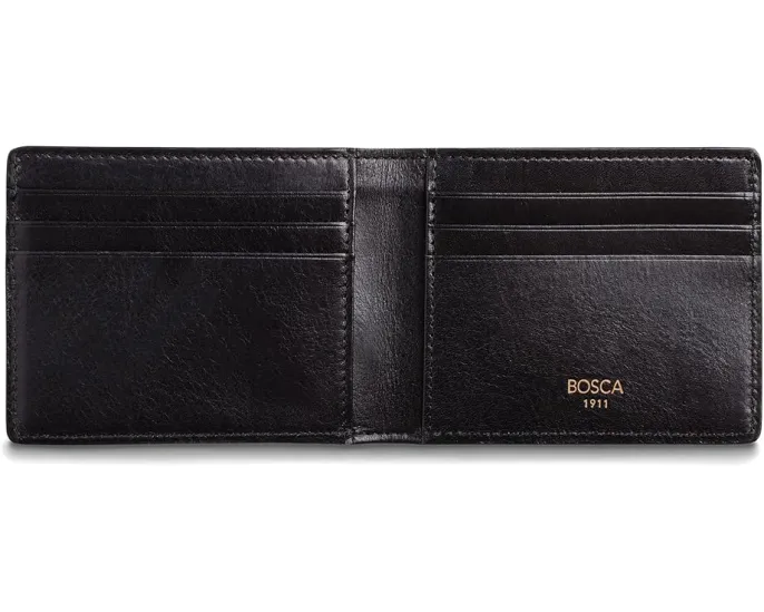 Маленький кожаный кошелек Bosca Dolce Collection на шесть карт