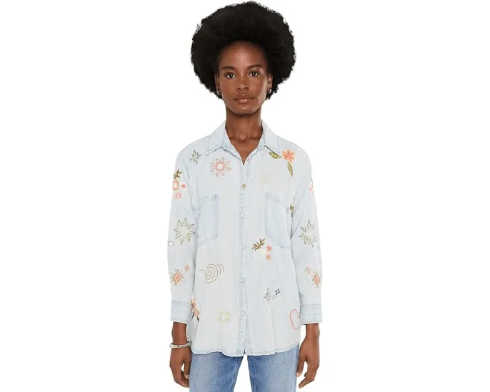 Рубашка Lil Shirt Karyn Seo с вышивкой