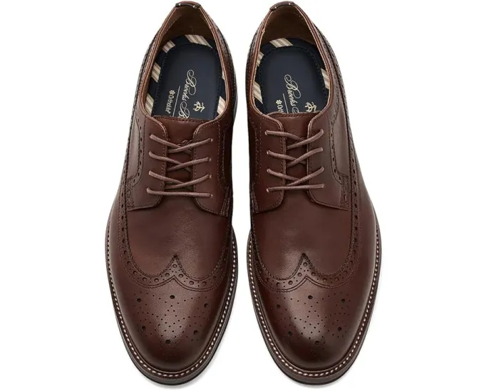 Брукфилд дерби броги Brooks Brothers из коричневой кожи