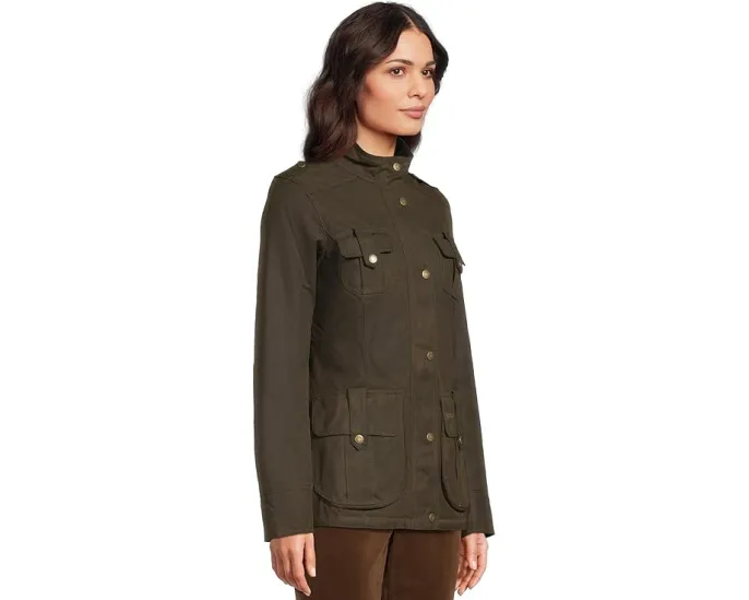 Barbour Winter Defence Wax куртка для холодной погоды с четырьмя карманами